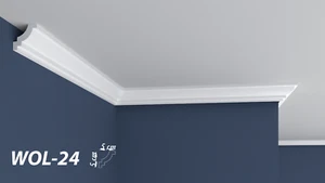Coving Cornice Moulding Xps For Wall & Ceiling Decoration - Not Plaster WOL24 - Picture 1 of 4