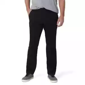 Lee Pantalone Uomo Slim Dritto Attivo Elasticizzato Vita 29x30 Nero NUOVO - Foto 1 di 14