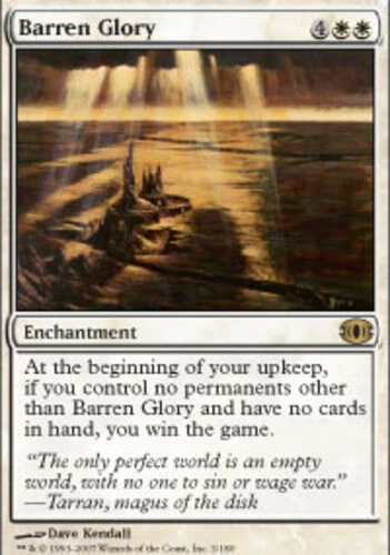 MTG - Barren Glory - Future Sight - NM, English Magic FLAT RATE SHIP - Image 1 of 1