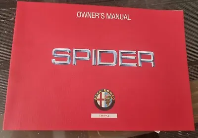 Manuale - Owner's Manual - Alfa Romeo Spider - 2° Ed IX/91 • 19.99€