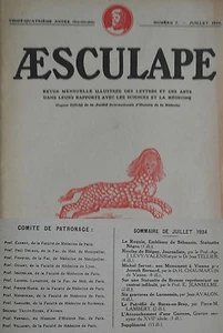 Äskulap Nr. 7 - 1934: Kunst und Medizin (siehe Foto-Zusammenfassung) - Bild 1 von 3