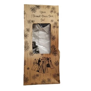 Vintage Mens Formal Shirt Tuxedo in Box Excello  15 1/2 34 Dance Dress Shirt USA - Picture 1 of 9