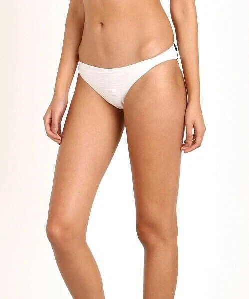 Parte inferior de bikini For Love & Lemons La Rochelle blanca talla S Foto 1 de 4