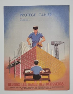 protège-cahier TBE rejoins les rangs des Bâtisseurs pub propagande bâtiment - Imagen 1 de 3