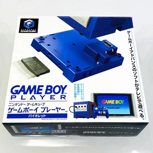 Nintendo GAMECUBE Gameboy Jugador Adaptador PÚRPURA Disco de Inicio CAJA GAME BOY DOL017 - Imagen 1 de 21