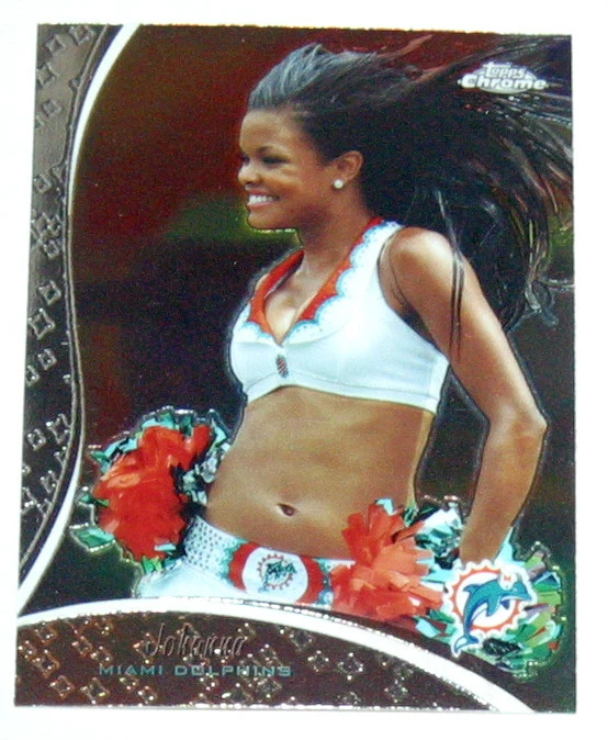 2009 Topps Chrome Cheerleaders #TCC12 - Johanna  Miami Dolphins - Image 1 of 1