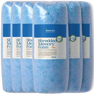 Relleno de bolsa de frijoles 30 lb Relleno de bolsa de frijoles Relleno de almohada, espuma viscoelástica triturada Fi... Foto 1 de 4