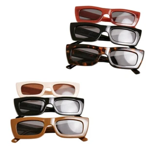 Urban Classics Sunglasses Sanremo 3-Pack Glasses Sunglasses Plastic Frame - Picture 1 of 25