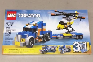 LEGO Creator 5765 Transport Truck NEW! 3-in-1 Helicopter Semi SUV Boat Tow Car - Picture 1 of 5