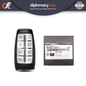 Genuine Hyundai GV80 2022 Smart Key 8 Buttons 433MHz 95440-T6014 - Picture 1 of 3