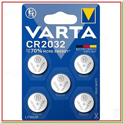 Pile CR2032 VARTA Top +70% Batterie Bottone Litio Lithium 3v Scegli Quantità • 62€