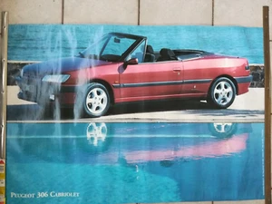 Affiche Peugeot 306 Cabriolet PLV de Garage Affiche originale d'Epoque - Afbeelding 1 van 1