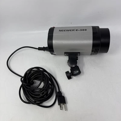Flash/estroboscópico de estudio NEEWER, luz de modelado, C-300 - probado funcionando Foto 1 de 4
