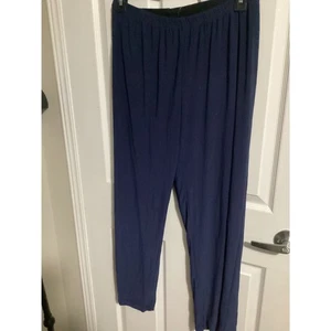 Susan Graver M Pantalón Azul Tirar de Cintura Elástica - Imagen 1 de 1