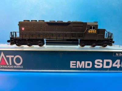 Kato SD-40 Pennsylvania  PRR #6052 *DCC Decoder* EXC N Scale Diesel Custom paint - Image 1 of 4
