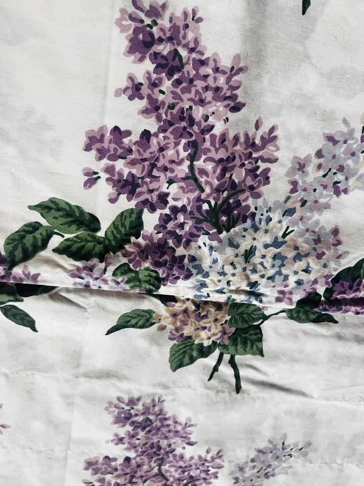 Juego de dos valencias vintage Waverly púrpura violeta floral Shabby Chic Country Foto 1 de 4