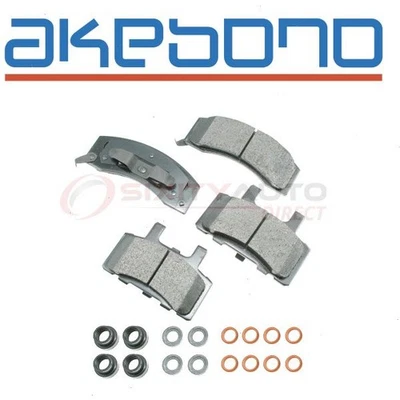 Akebono Pro-ACT Front Disc Brake Pad Set for 1988-2000 Chevrolet K2500 - yd Foto 1 de 4