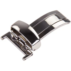 Boucle déployante en acier inoxydable 304 14 16 18 20 22mm - Picture 1 of 21