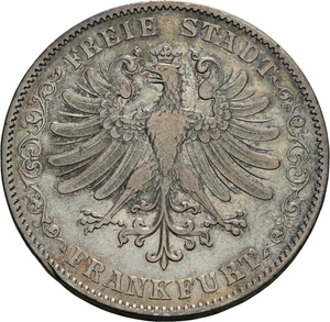 Frankfurt, Vereinsdoppeltaler 1841 - Picture 1 of 2