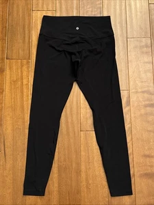 Lululemon Align High Rise Pant 28" Women 12 Black Yoga Athletic Leggings Stretch - Picture 1 of 9