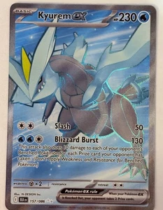 Kyurem ex Full Art Ultra Raro 157/086 Black Bolt - Pokémon - Imagen 1 de 2
