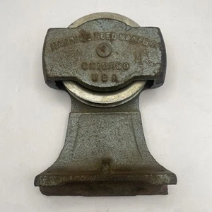 HARRIS & REED MANUFACTURING CO. Antique PULLEY Chicago USA - Picture 1 of 9