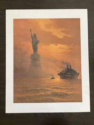 G Harvey La lámpara al lado de la puerta dorada 1986 edición limitada #97/5000 sin marco Foto 1 de 4