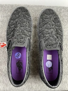 Vans klassische Slipper Totenköpfe schwarz lila Schuhe VN0A5JMHB5P Herren Größe 11,5 neu mit Etikett - Bild 1 von 8