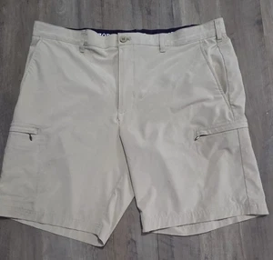 Pantalones Cortos de Golf Izod Función Extrema Caqui Para Hombre Talla 40 Bolsillos con Cremallera Entrepierna 9.5" - Imagen 1 de 5