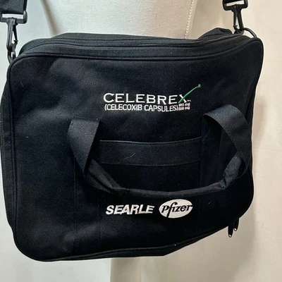Bolso de mensajero promocional muestra de oficina médica CELEBREX Searle Pfizer Foto 1 de 4