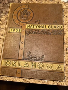 1938 Oklahoma National Guard Yearbook Hardback 12” X 9.5”w - Picture 1 of 12