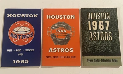1965 1966 1967 HOUSTON ASTROS Media Guide JOE MORGAN Bob WATSON Rusty STAUB - Image 1 of 4