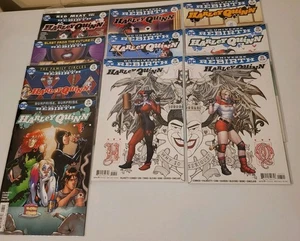 DC Universe Rebirth Harley Quinn Comic Book Lot Of (10) Frank Cho Variant VF NM - Picture 1 of 8