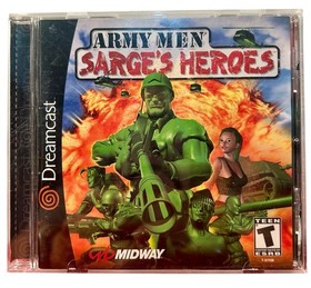 Army Men: Sarge's Heroes Sega Dreamcast CIB w/ Manual and Registration Card