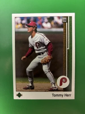 1989 Upper Deck Tommy Herr Philadelphia Phillies #720 - Image 1 of 2