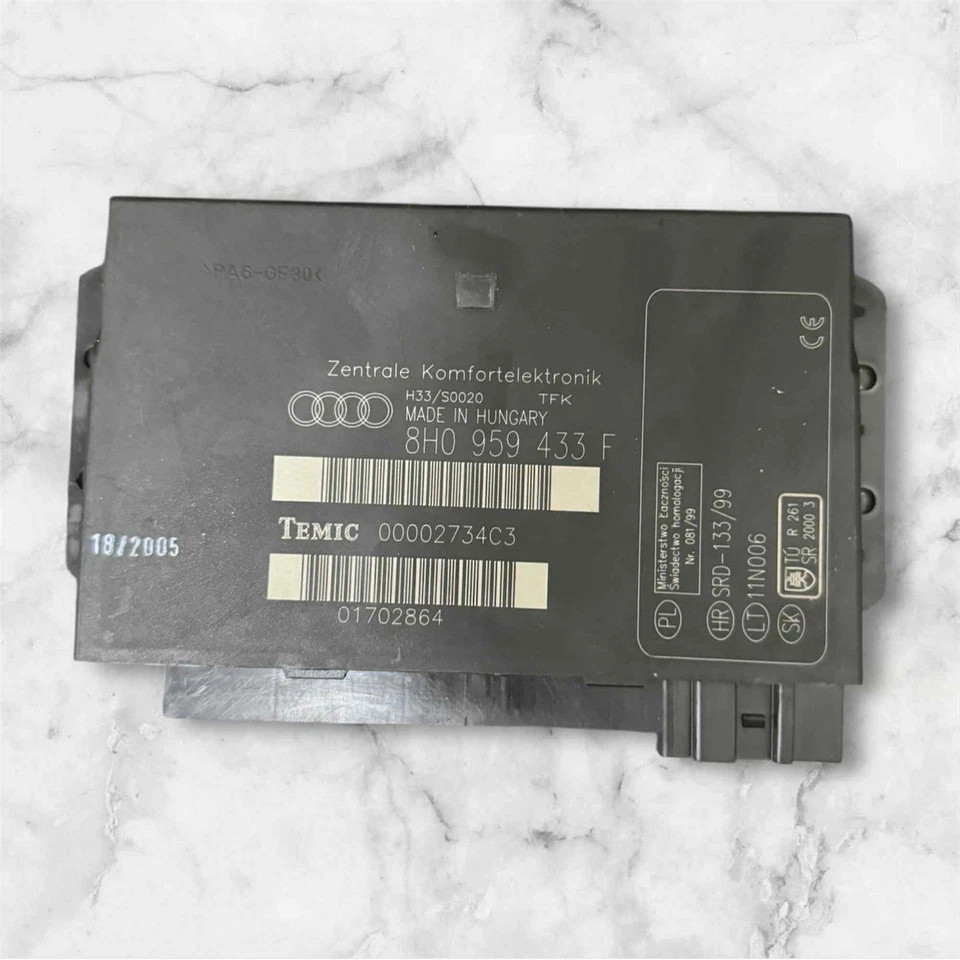 Audi A4 B7 04-09 Convertible Comfort Control Module CCM 8H0959433F - Image 1 of 2