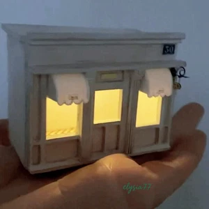 Mueble de bolsillo ligero miniatura para casa de muñecas escala 1/144 casa de dulces sin terminar con - Imagen 1 de 3