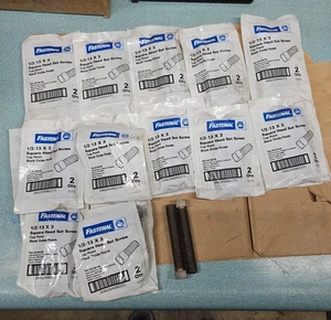 1/2" - 13 x 3" VIERKANTKOPF SATZ SCHRAUBE CUP POINT POSTEN VON 26 SCHRAUBEN - Bild 1 von 2