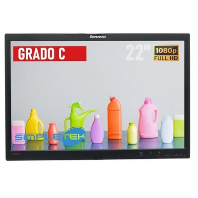 Lenovo Lt2252p Screen Monitor LCD 22 " Wide 16:10 VGA Dvi-I Displayport_ - Image 1 of 4