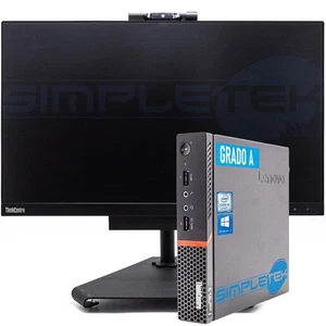 LENOVO M900 AIO i5 FISSO DESKTOP MINI WINDOWS 10 PRO 16GB SSD 240GB CON MONITOR - Imagen 1 de 11