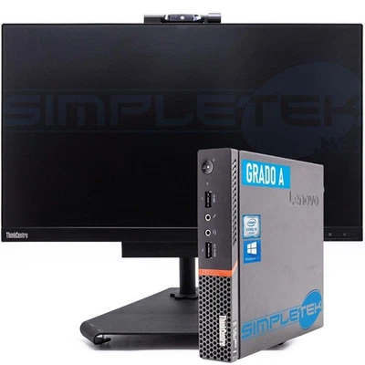 LENOVO M900 AIO i5 FISSO DESKTOP MINI WINDOWS 10 PRO 16GB SSD 240GB CON MONITOR - Imagen 1 de 4