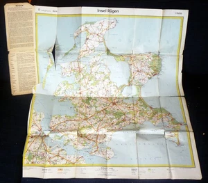 Wanderkarte RÜGEN 1:75000 DDR 1950er - Bild 1 von 2