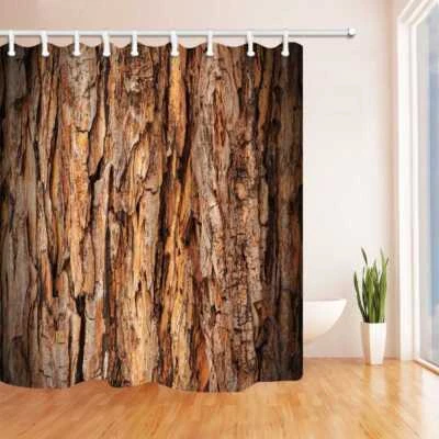 lteqchi  Fabric Shower Curtain Extra Long 84 inch 72x72" Bathroom Funny Rustic  - Image 1 of 4
