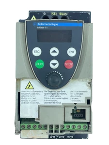 Telemecanique Altivar 11 ATV11HU05M2A 0.1kW 1/4HP Adjustable Speed Drive Control - Picture 1 of 14