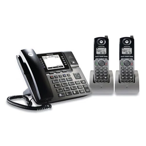 Motorola ML1002H 1-4 Line Wireless Phone System Bundle with 2 Cordless Handsets - Picture 1 of 2