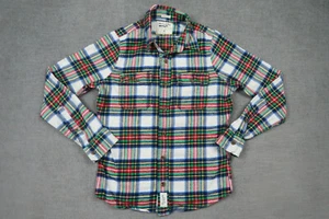 Abercrombie & Fitch Shirt Mens Small Multicolor Plaid Flannel Button Up Pockets - Picture 1 of 14
