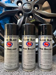 12 x Autosmart Glanz Schwarz Lack 400ml Nicht Zellulose GRATIS P&P - Bild 1 von 1