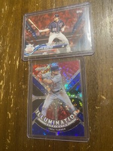 TREA Turner Prizm /199 Daniel Murphy /76 Topps Washington Nationals Cards