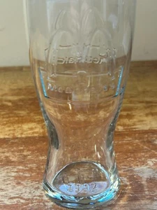 Vaso McDonalds vintage 1992 transparente en relieve cristalería para coleccionistas - Imagen 1 de 6