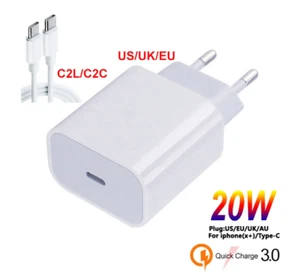 Carga Rápida 18W PD para Samsung USB-C a USB-C Cable/Cargador Fuente de Alimentación - Imagen 1 de 7